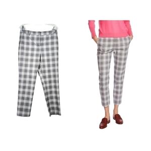 COURT & ROWE FLAT FRONT PLAID TROUSER PANT